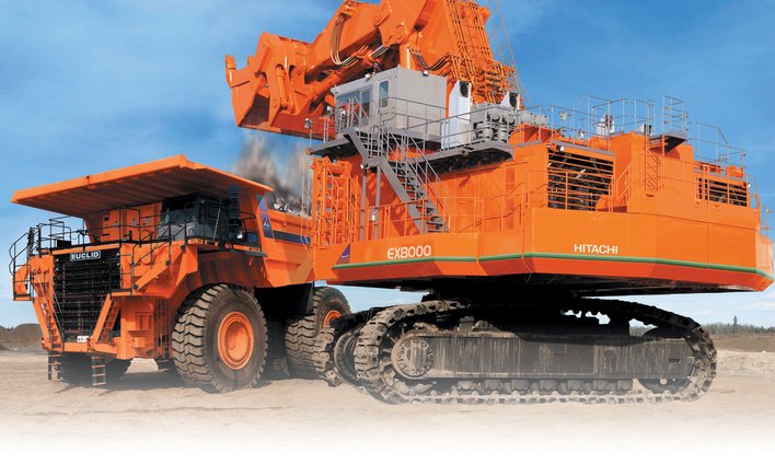 Top 5 máy xúc to nhất thế giới